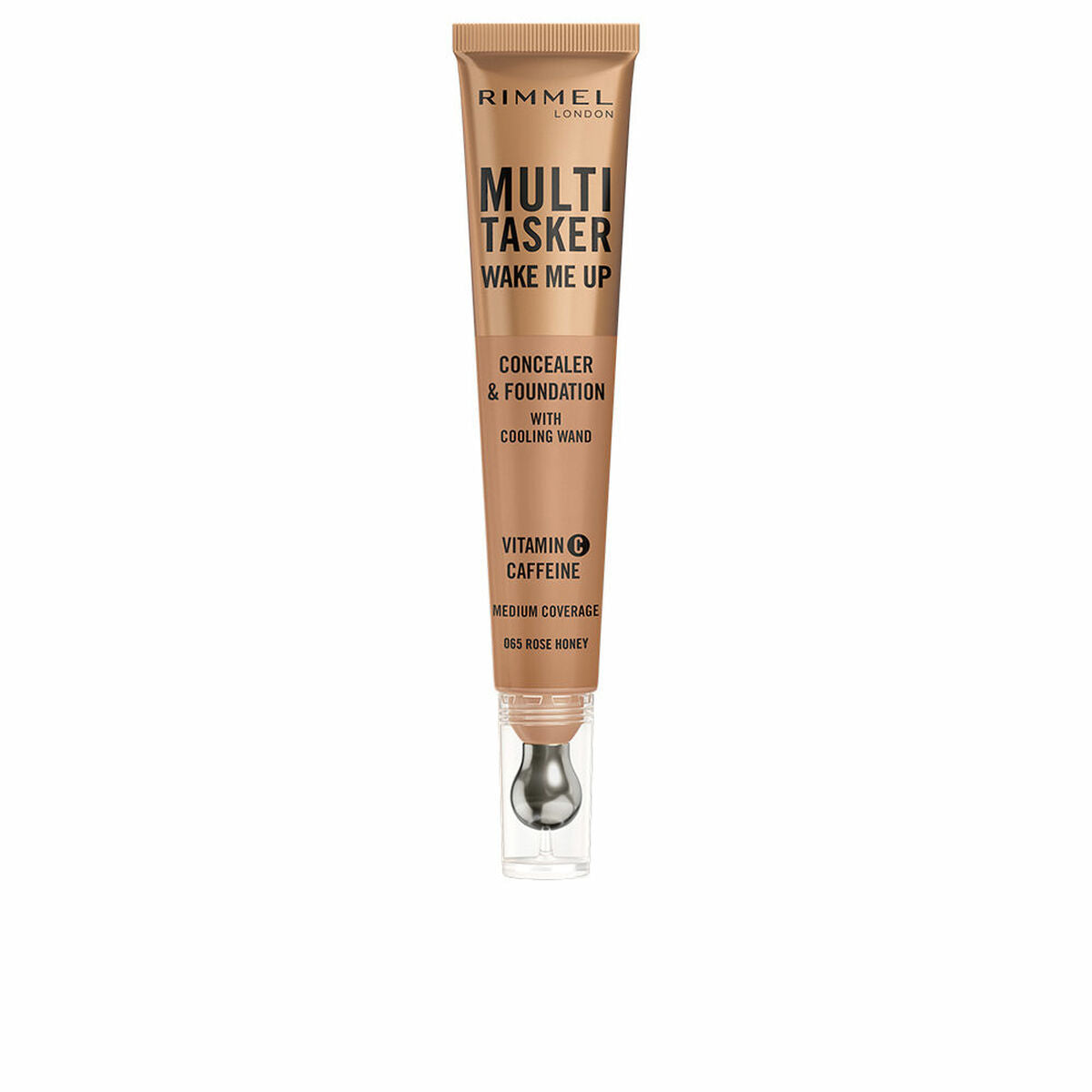 Facial Corrector Rimmel London Multi-Tasker Wake Me Up rose honey 20 ml product packaging
