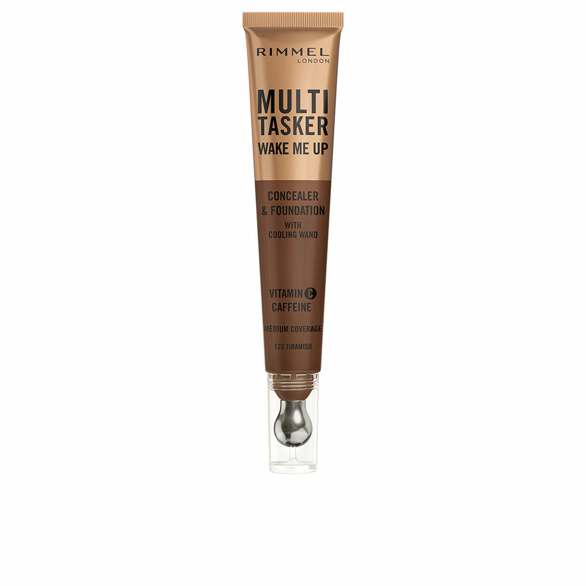 Makeup Fixer Rimmel London Multi-Tasker Wake Me Up Tiramisú 20 ml product packaging