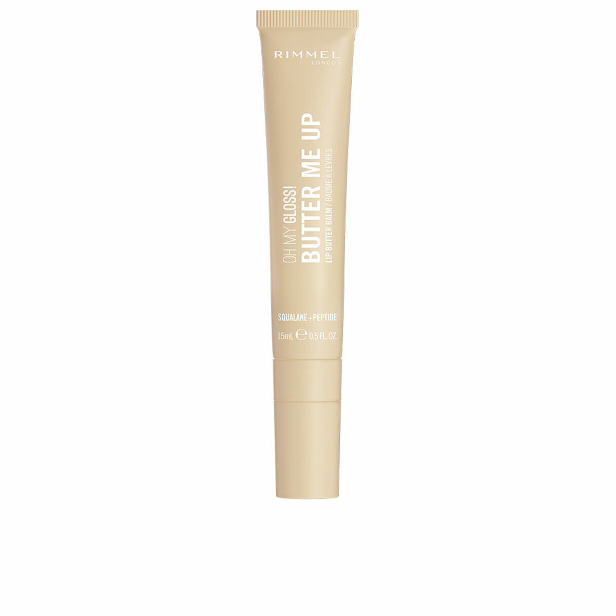 Lipstick Rimmel London OH MY GLOSS! Beige Nº 000-Vanilla Frost (1 Unit) makeup packaging