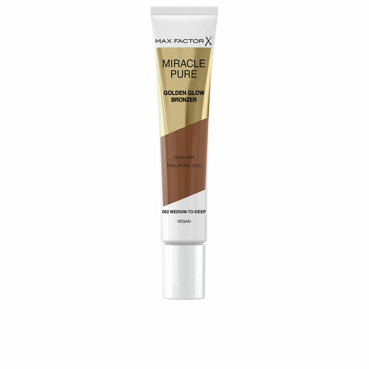 Bronzer Max Factor MIRACLE PURE Nº 002 Medium to Deep 15 ml product packaging