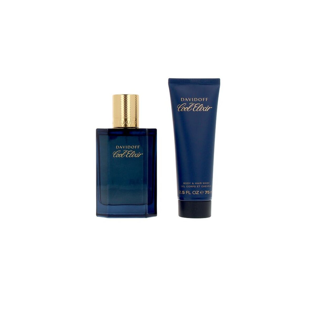 Men's Perfume Set Davidoff COOL ELIXIR PARFUM INTENSE 2 Pieces for Men bottle