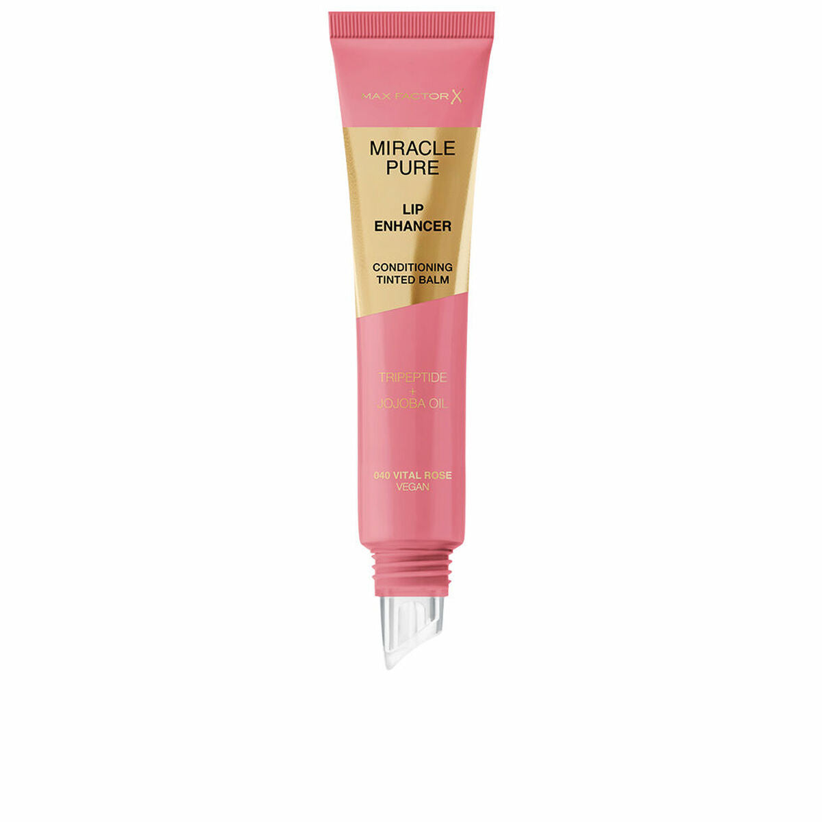 Lip Balm Max Factor MIRACLE PURE Nº 040-Vital Rose 12 ml for Women skincare packaging