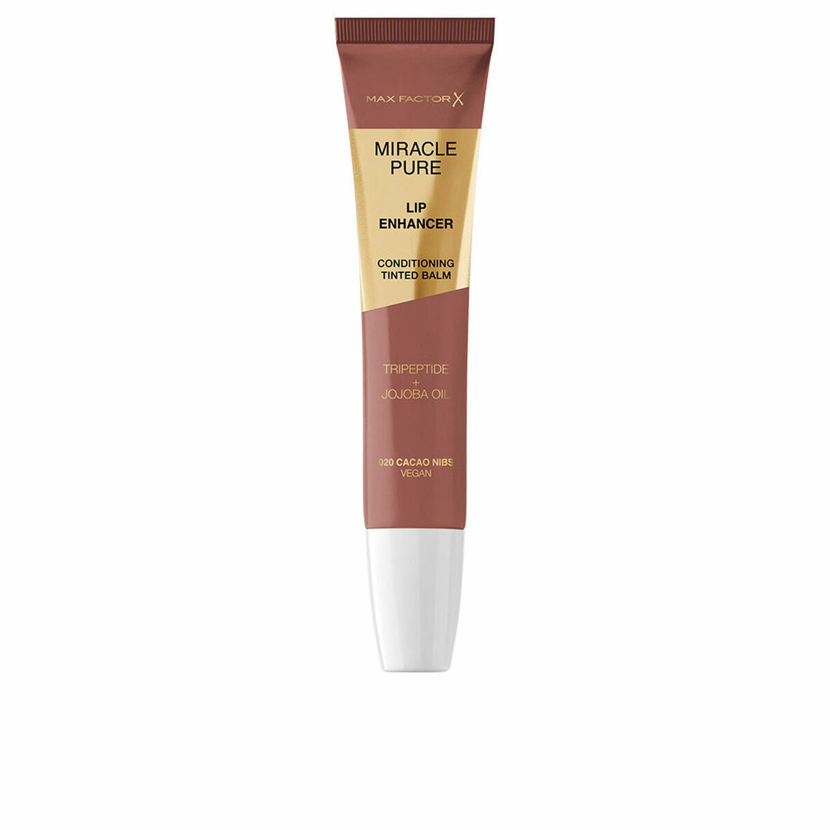 Lip Balm Max Factor MIRACLE PURE Nº 020-Cacao Nibs 12 ml for Women skincare packaging