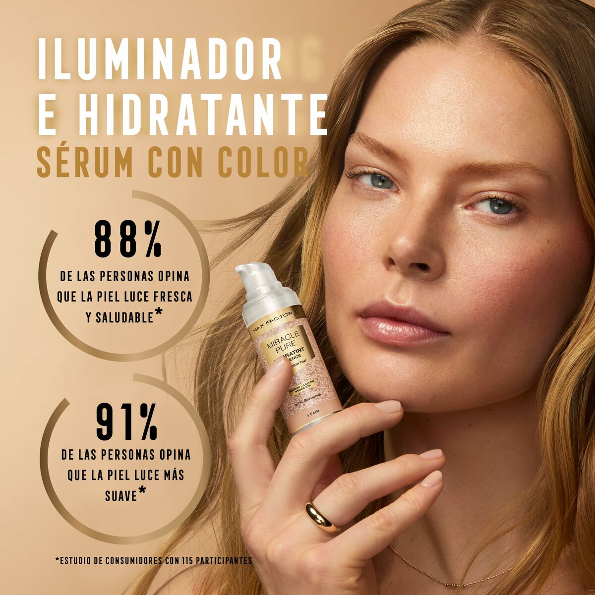 Make-Up Set Max Factor MIRACLE PURE product packaging
