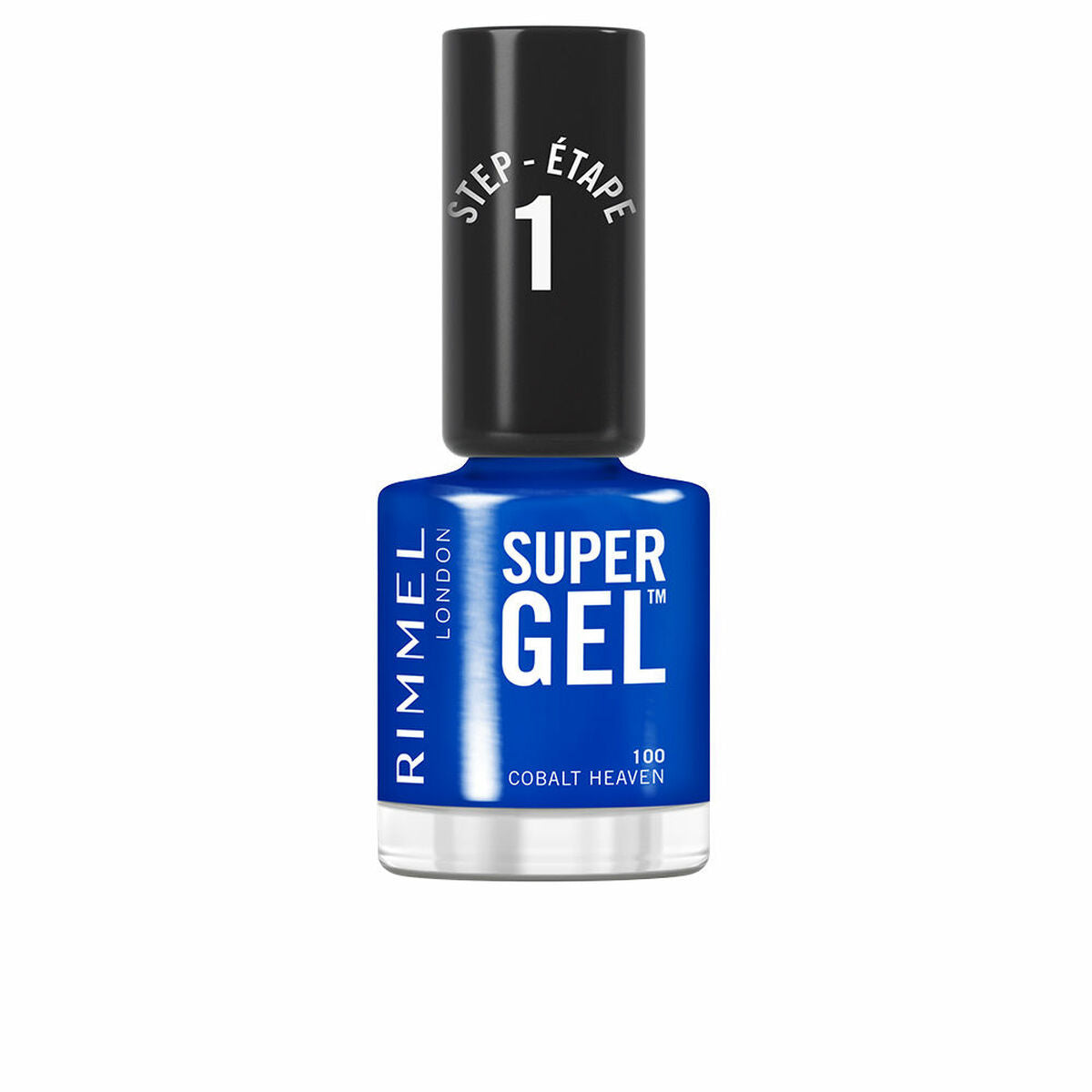Nail polish Rimmel London RL SUPER GEL Nº 100-Cobalt Heaven 12 ml skincare packaging