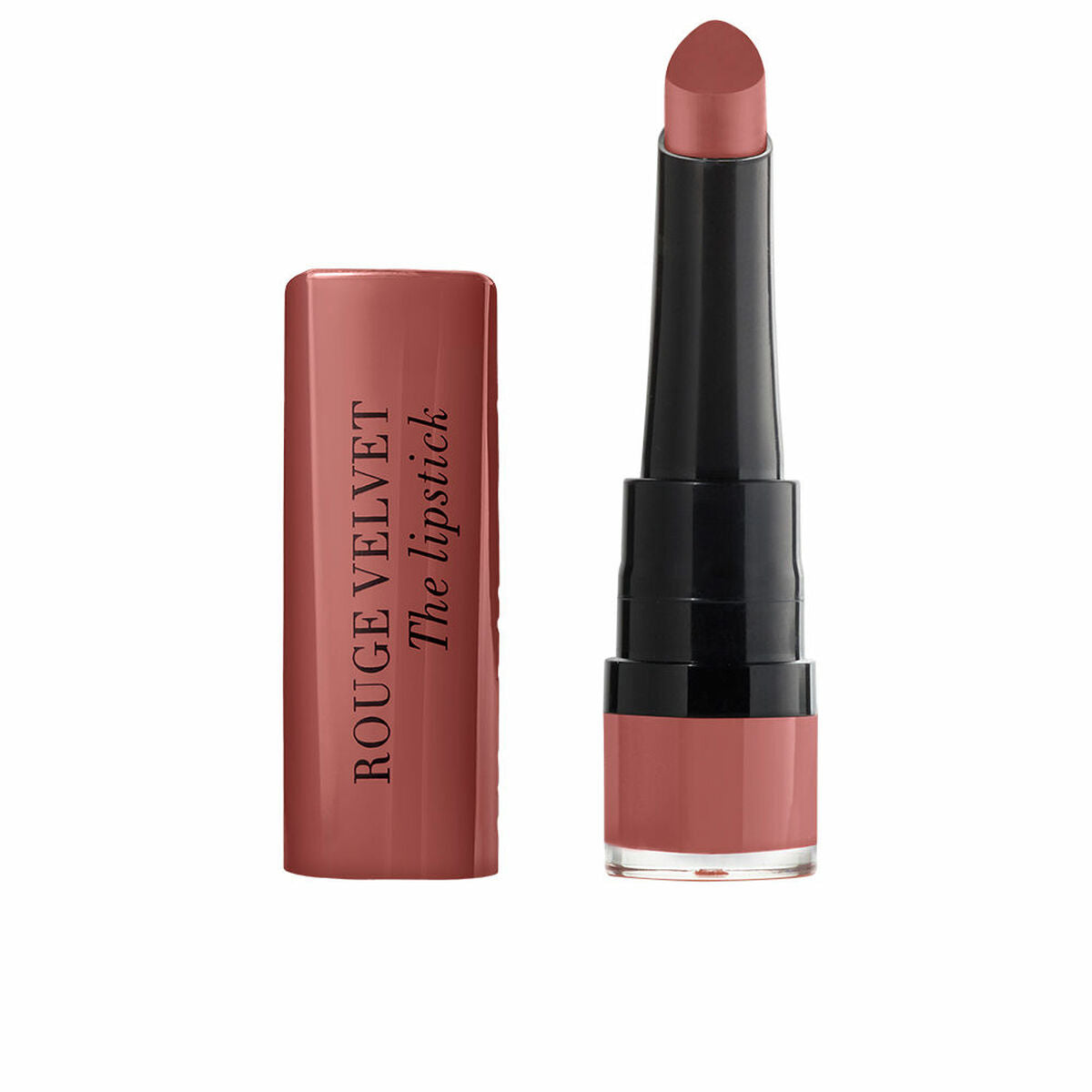 Lipstick Bourjois ROUGE VELVET THE LIPSTICK Nº 48-Mochamour 2,4 g 2.4 g makeup packaging