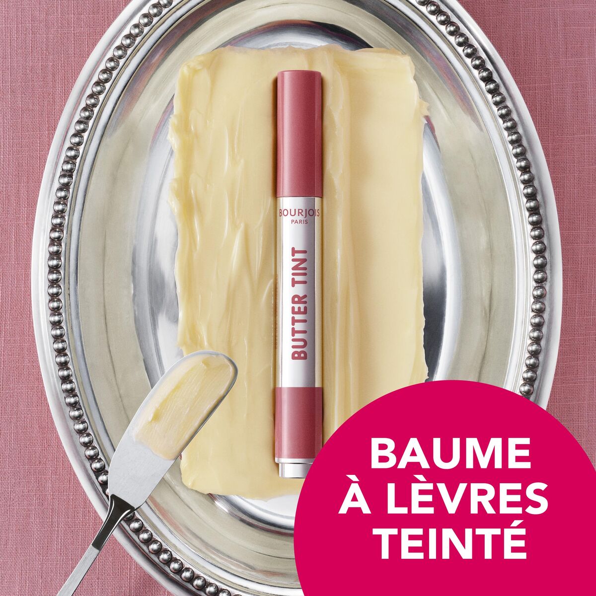 Lipstick Bourjois BUTTER TINT LIP GLAZE 2 g makeup packaging
