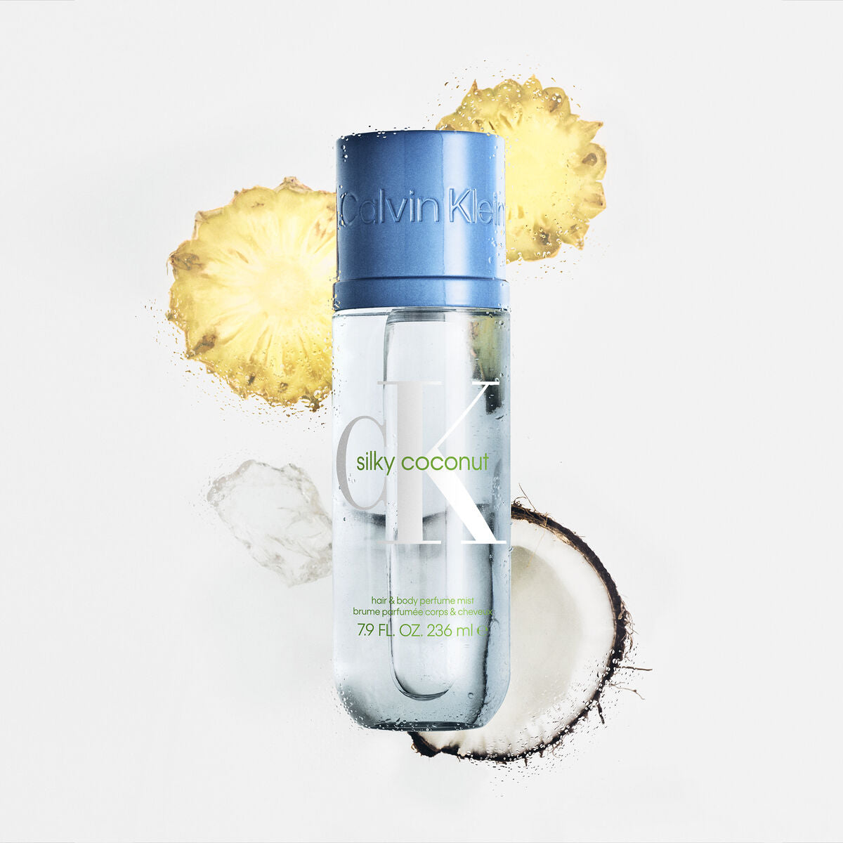 Body Mist Calvin Klein CK SILKY COCONUT 236 ml product packaging
