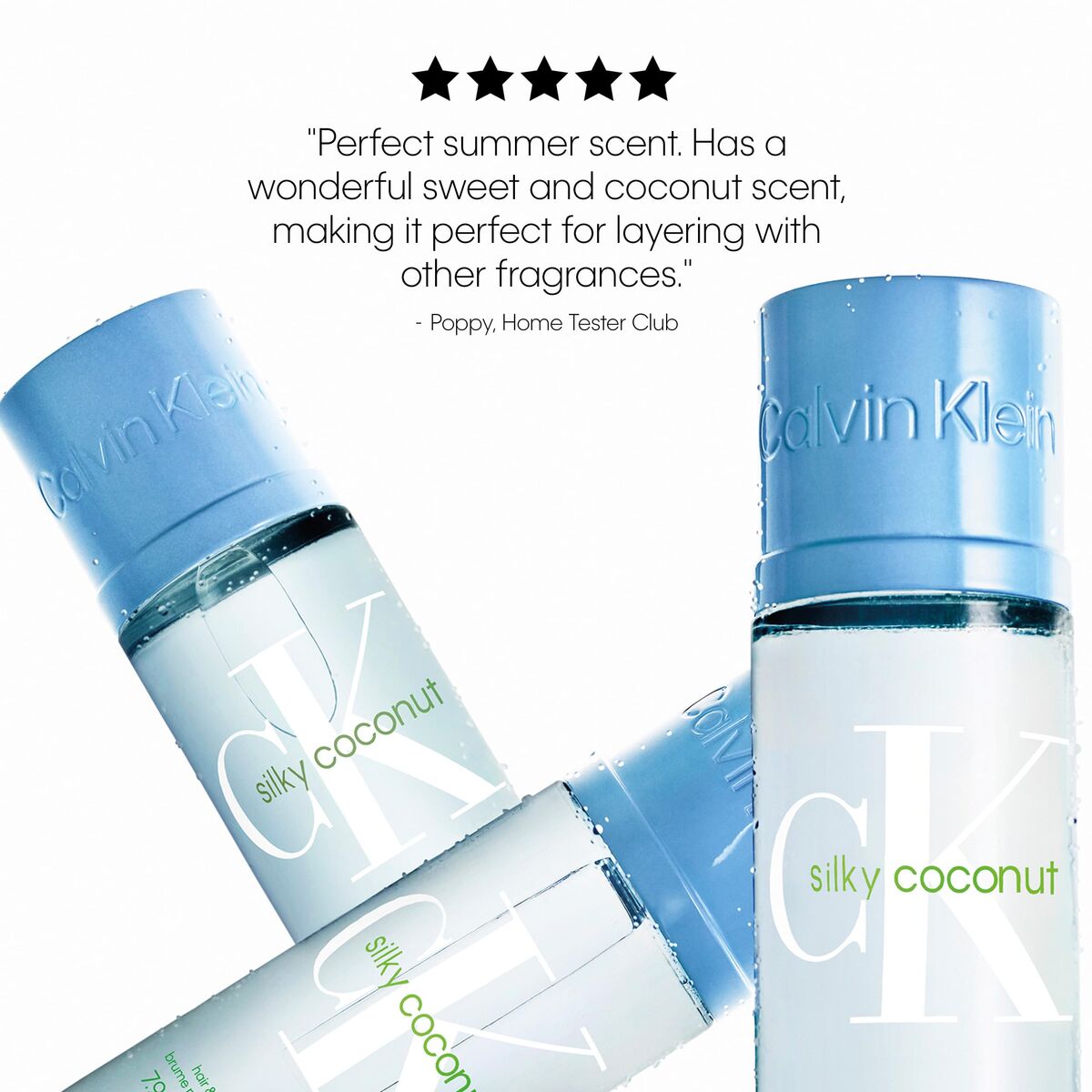 Body Mist Calvin Klein CK SILKY COCONUT 236 ml product packaging
