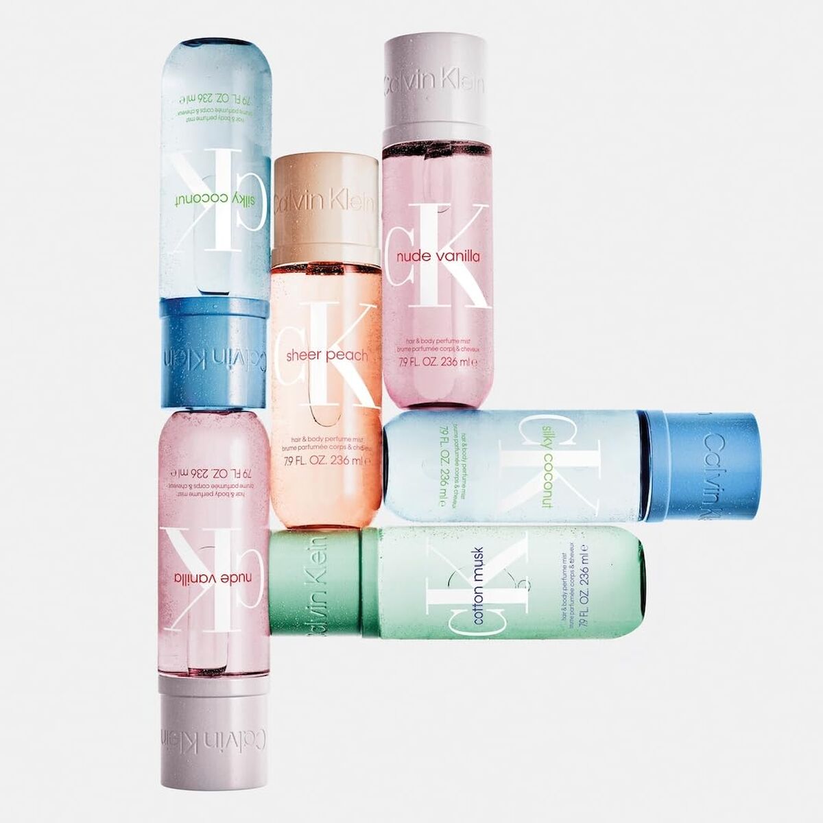 Body Mist Calvin Klein CK SILKY COCONUT 236 ml product packaging