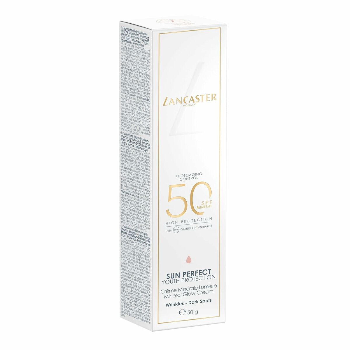 Sun Block Lancaster SUN PERFECT Spf 50 30 ml product packaging