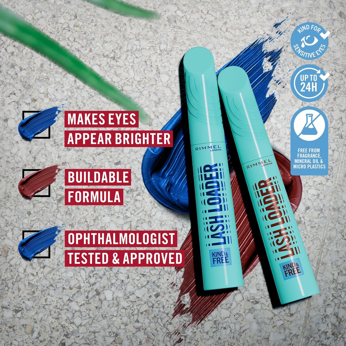 Make-Up Set Rimmel London KIND & FREE for Women product packaging