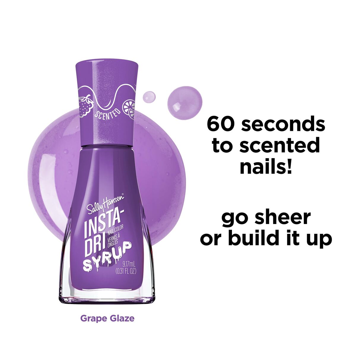 Nail polish Sally Hansen INSTA-DRI 9,17 ml 9.17 ml product packaging