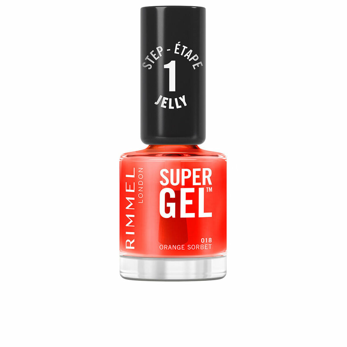 Nail polish Rimmel London RL SUPER GEL Nº 18-Orange Sorbet 12 ml skincare packaging