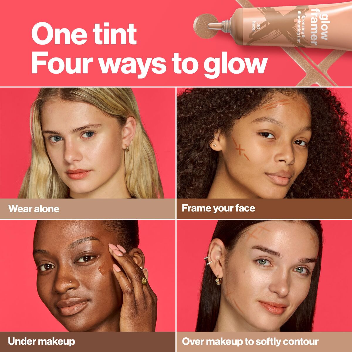 Make-Up Set Max Factor GLOW FRAMER product packaging