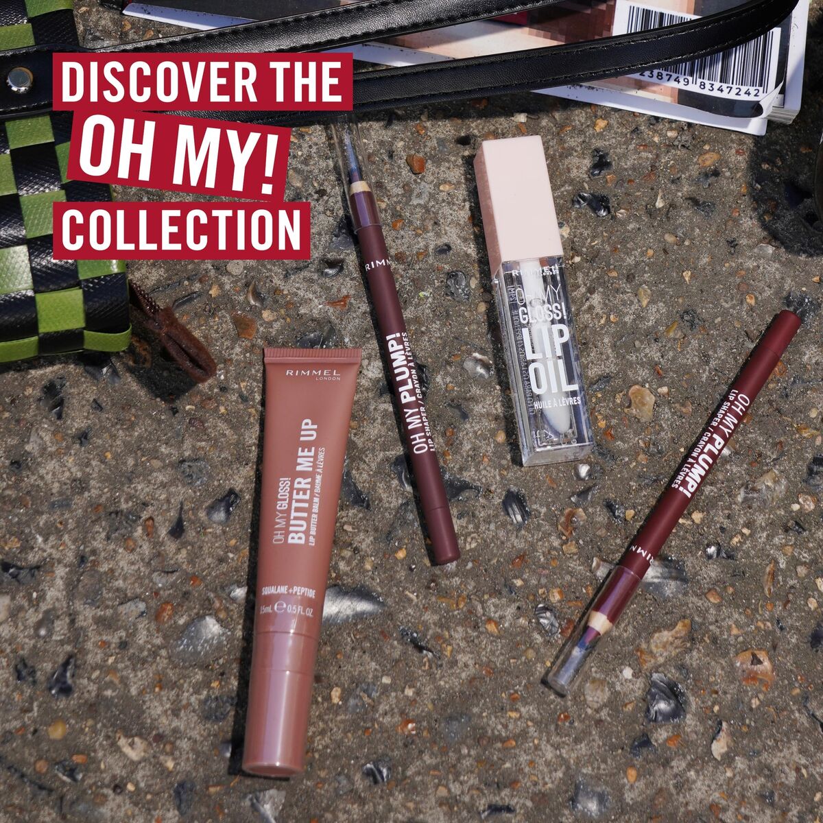 Lipstick Rimmel London OH MY PLUMP! 1,2 g 1.2 g makeup packaging