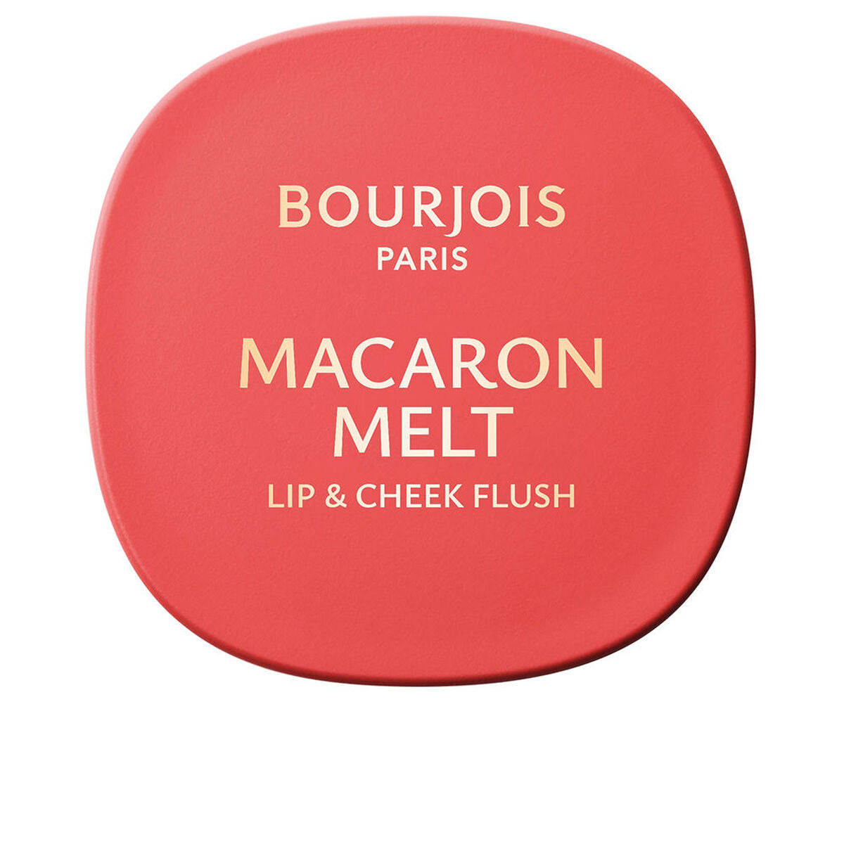 Blush Bourjois MACARON MELT 3-PEACH TATIN 8 g Lipstick makeup packaging