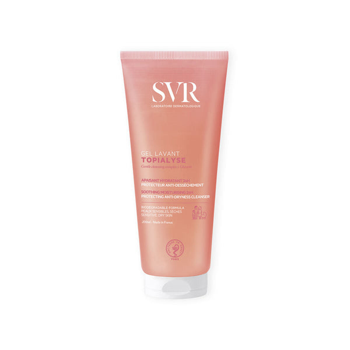 Cleansing Gel SVR Topialyse 200 ml for Women skincare packaging