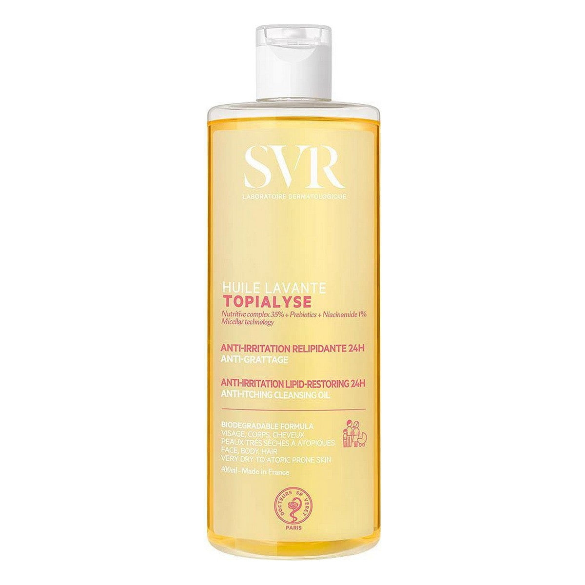 Body Oil SVR Topialyse 400 ml Cleaner for Women product packaging