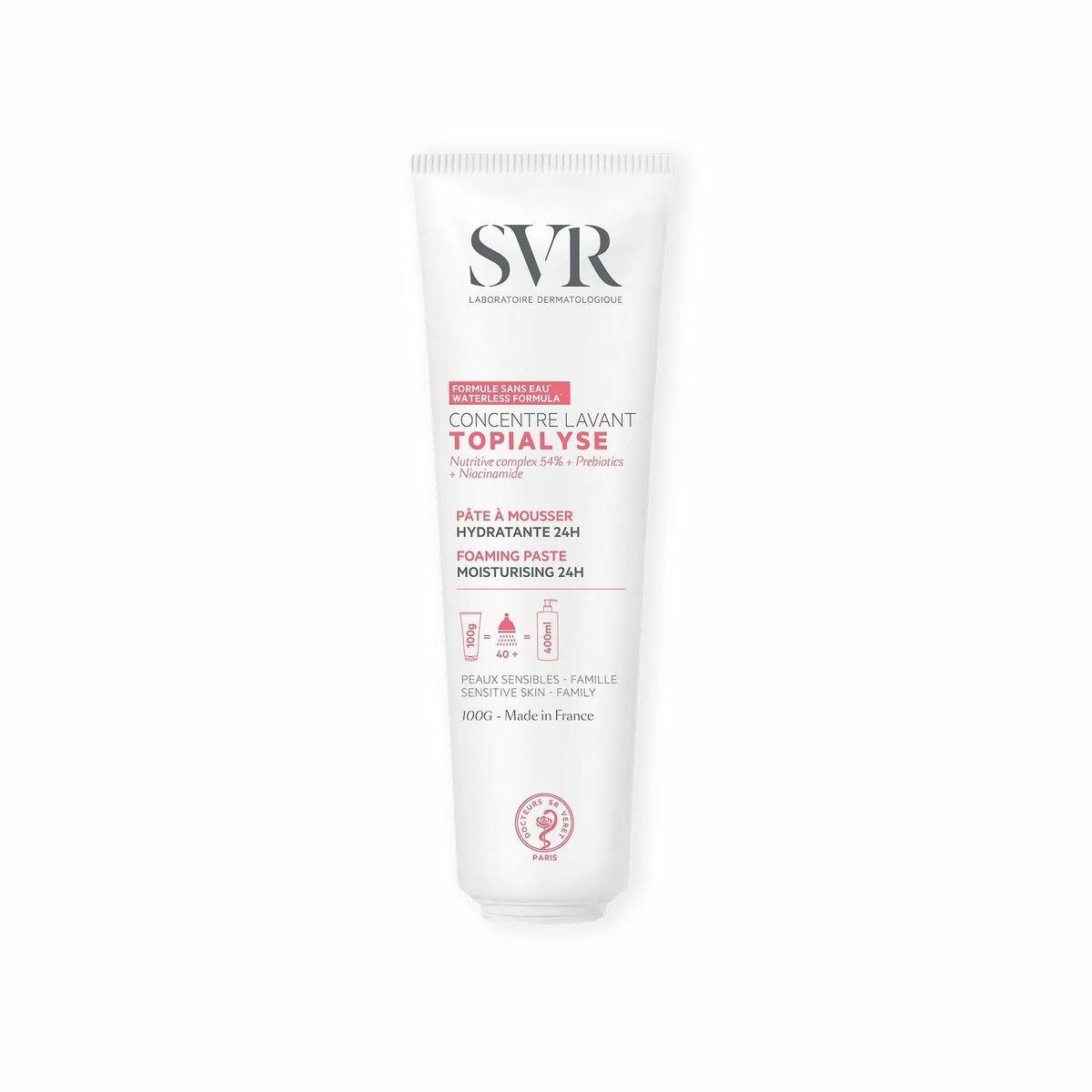 Cleansing Mousse SVR Topialyse Concentre Lavant 100 g product packaging