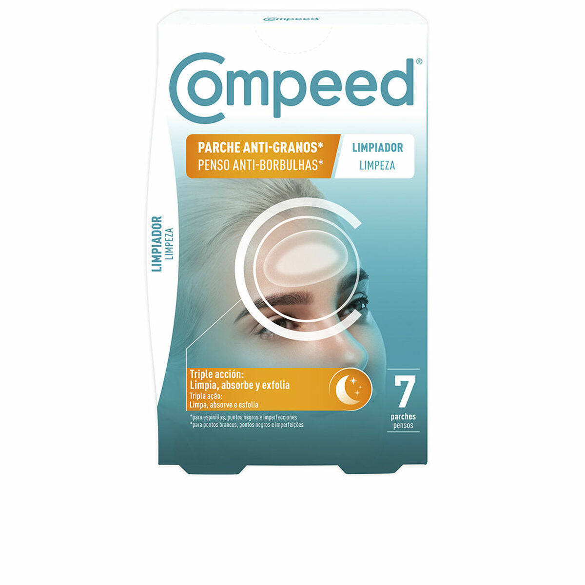 Facial Cleanser Compeed Granos Patch (7 Units) skincare packaging