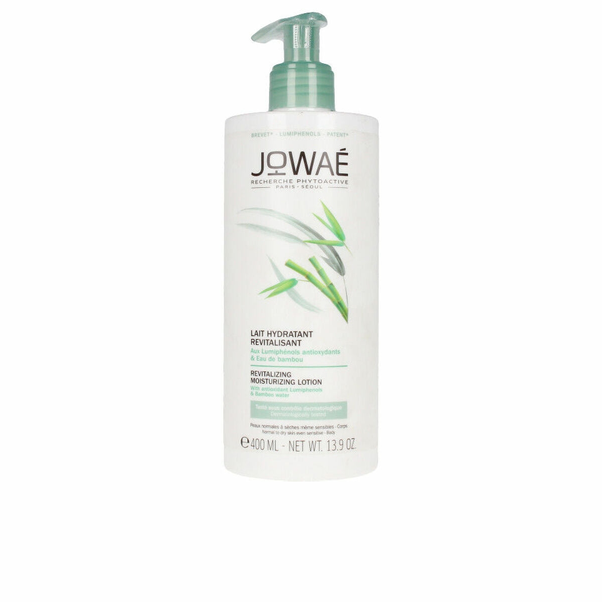 Hydrating Body Lotion Jowaé Revitalizing 400 ml for Women skincare packaging