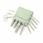 Manicure Set Paloma Beauties HIGIENE Y BIENESTAR Green 12 Pieces product packaging