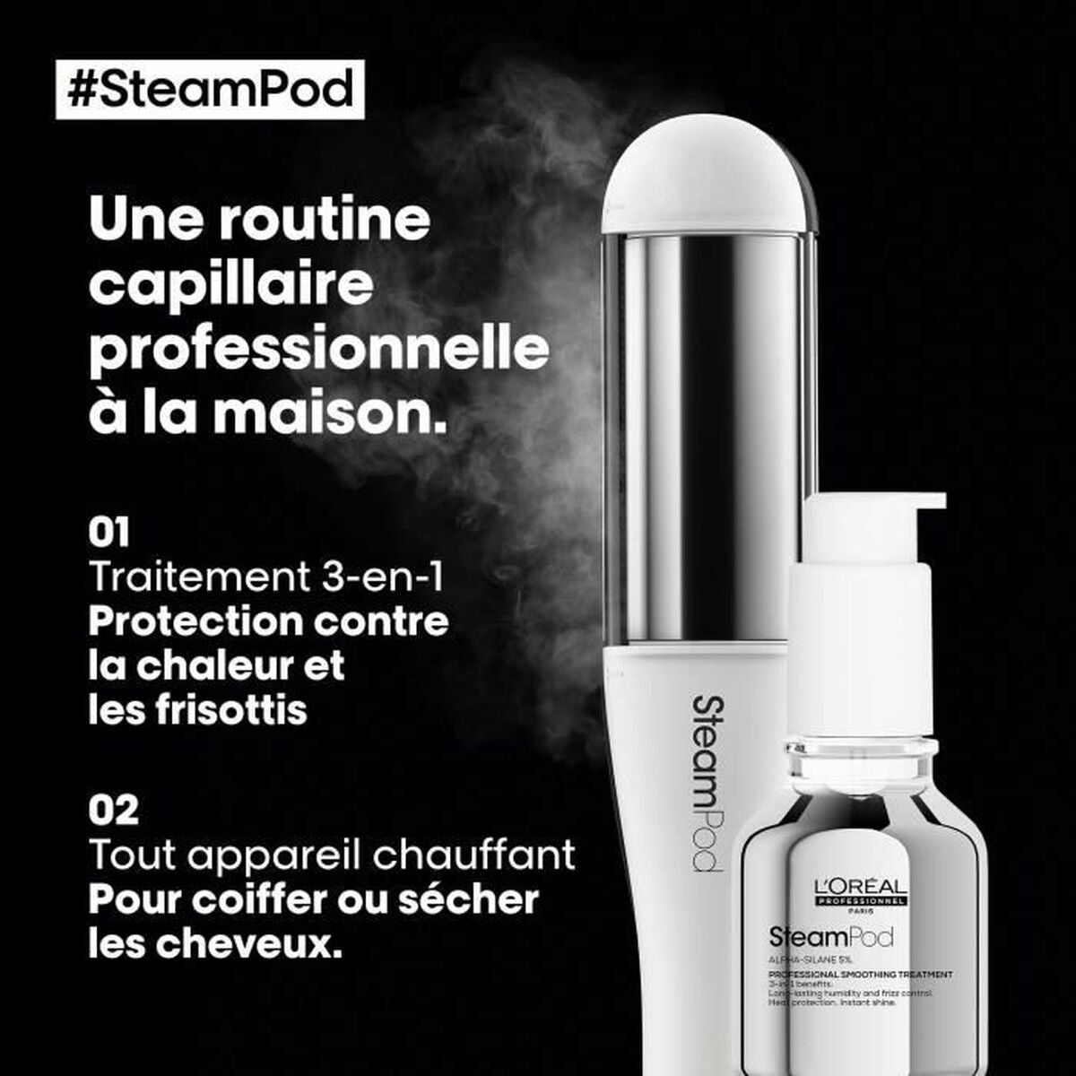 Curling Tongs L'Oreal Professionnel Paris SteamPod 4 product packaging