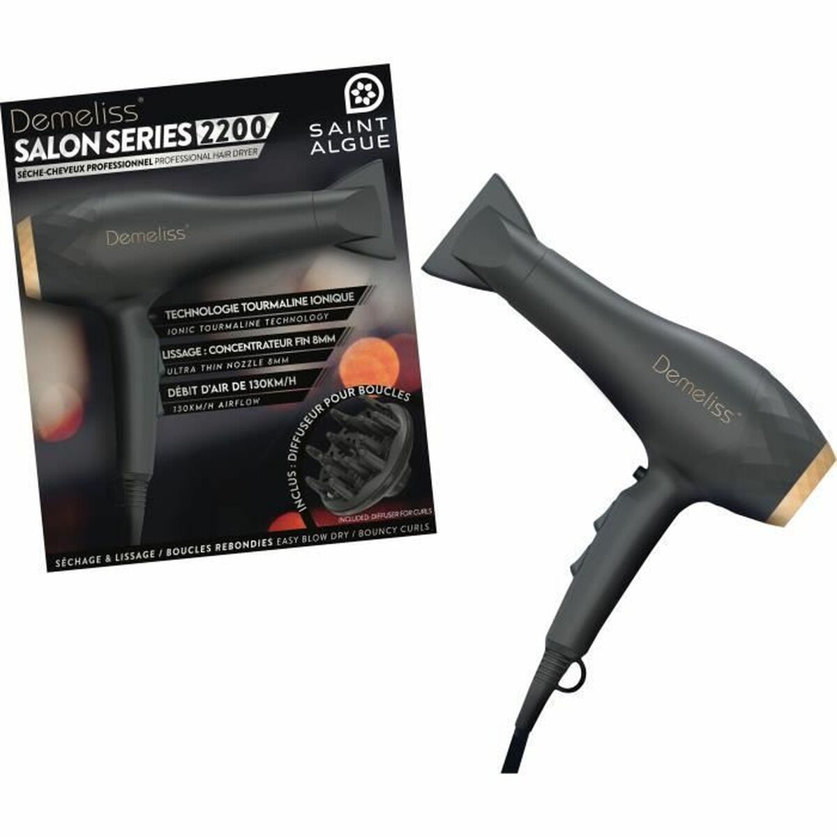 Hairdryer Saint-Algue Salon Series 2200 2200 W product packaging