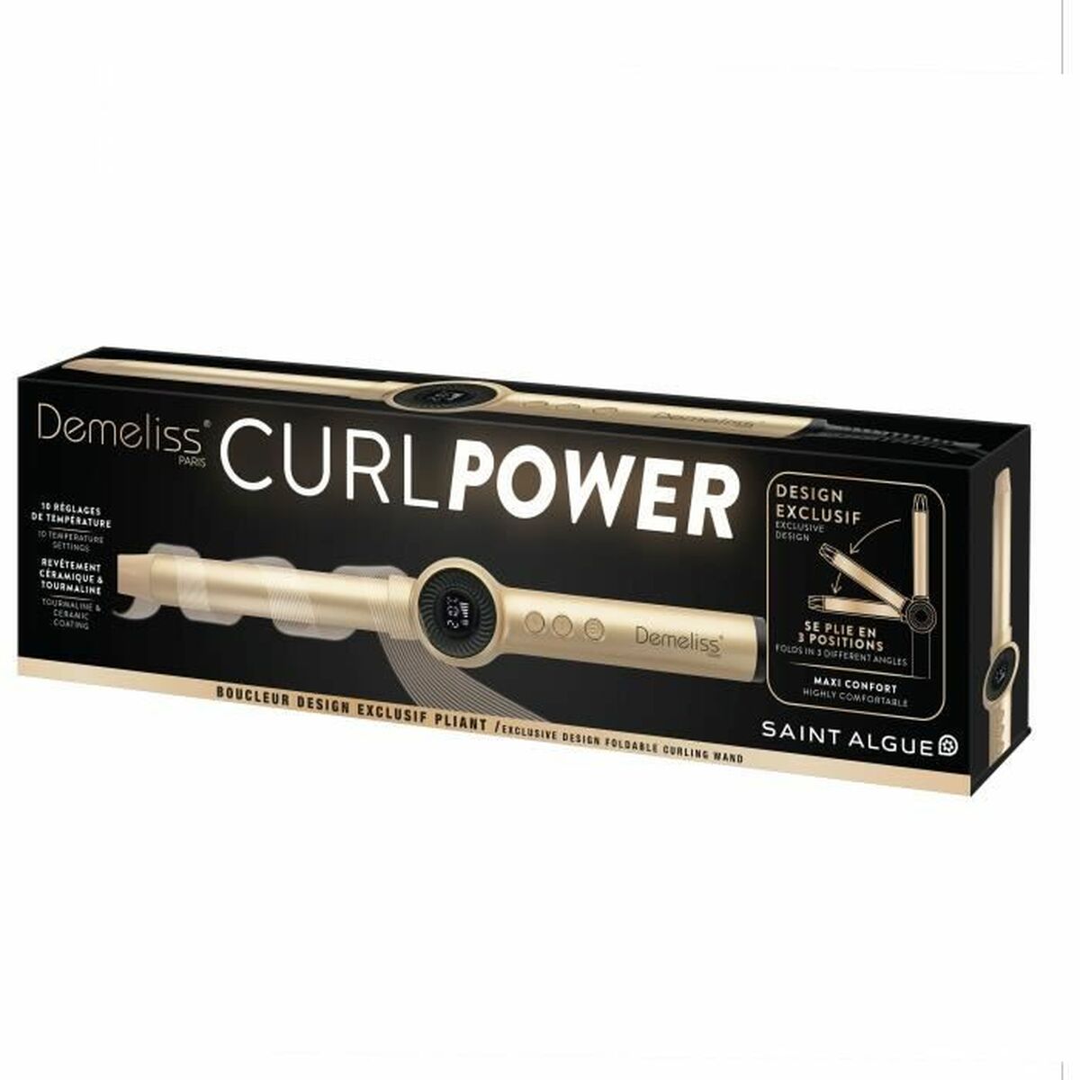 Curling Tongs Saint-Algue Demeliss Curl Power product packaging