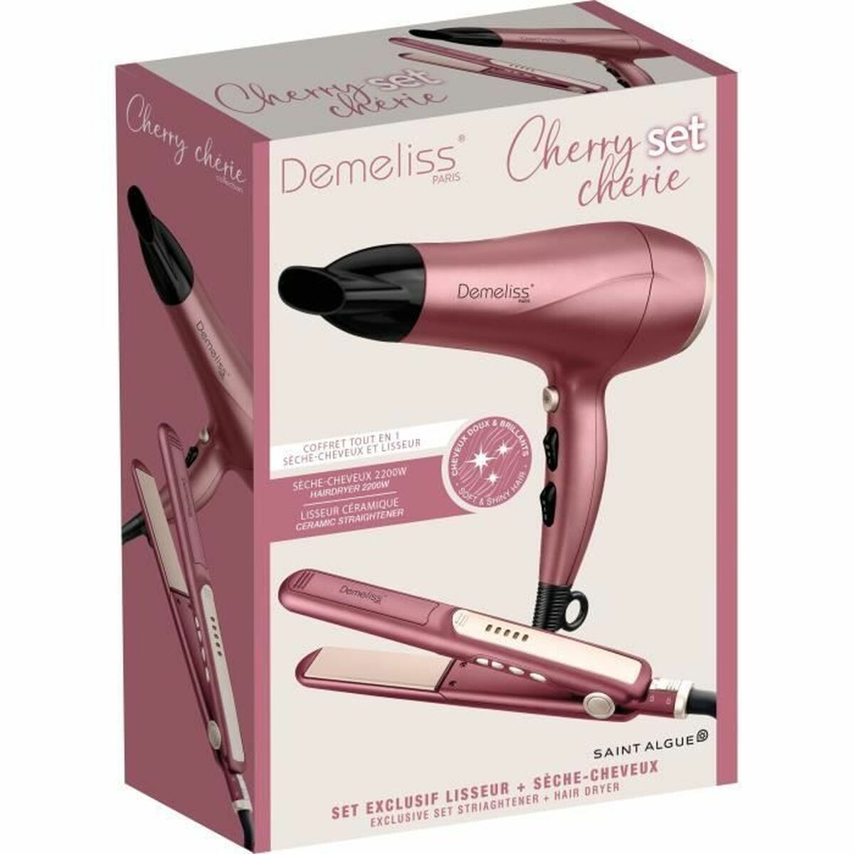 Hair Straightener Demeliss product packaging