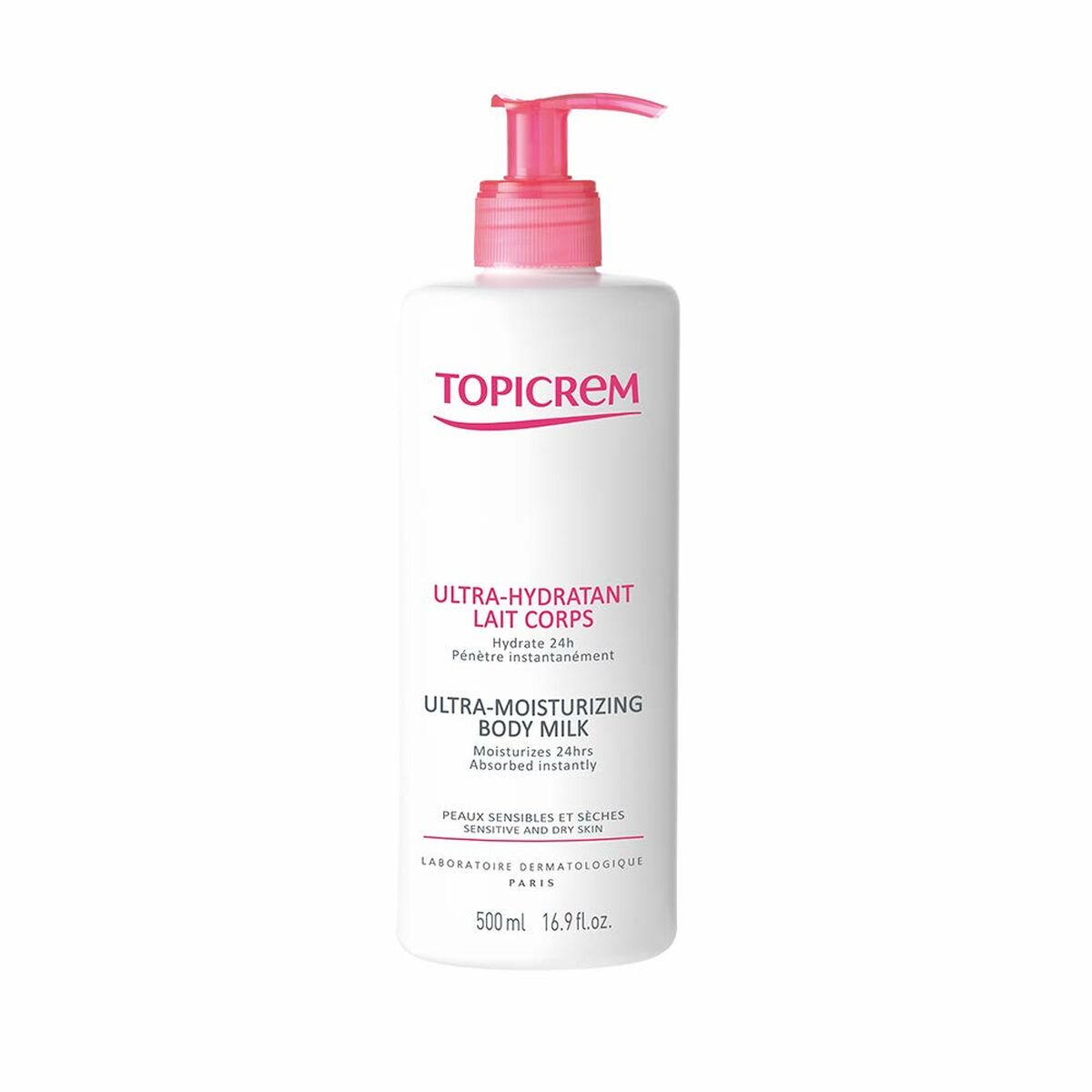 Body Lotion Topicrem Uh 500 ml Moisturizing for Women skincare packaging