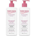 Moisturing Body Milk Topicrem 500 ml 500 ml x 2 product packaging
