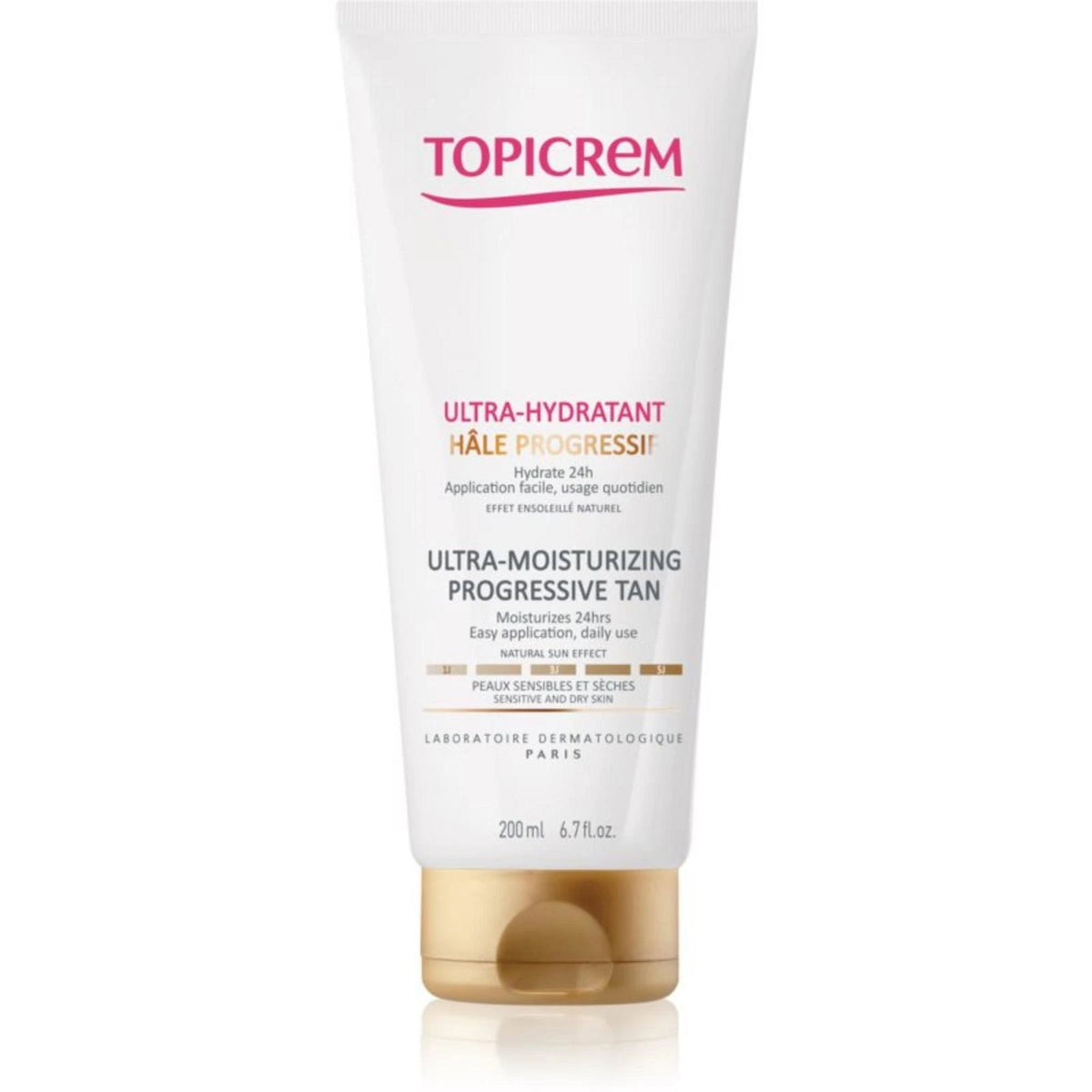 Topicrem Ultra-Moisturising Progressive Tan Emulsion 200 ml