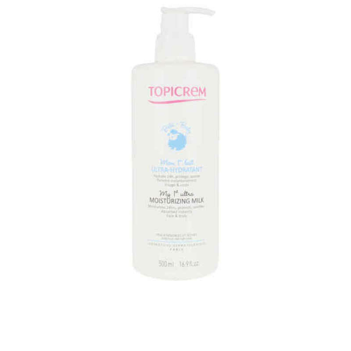 Hydrating Cream Topicrem 0B90001 500 ml Children's for Women skincare packaging