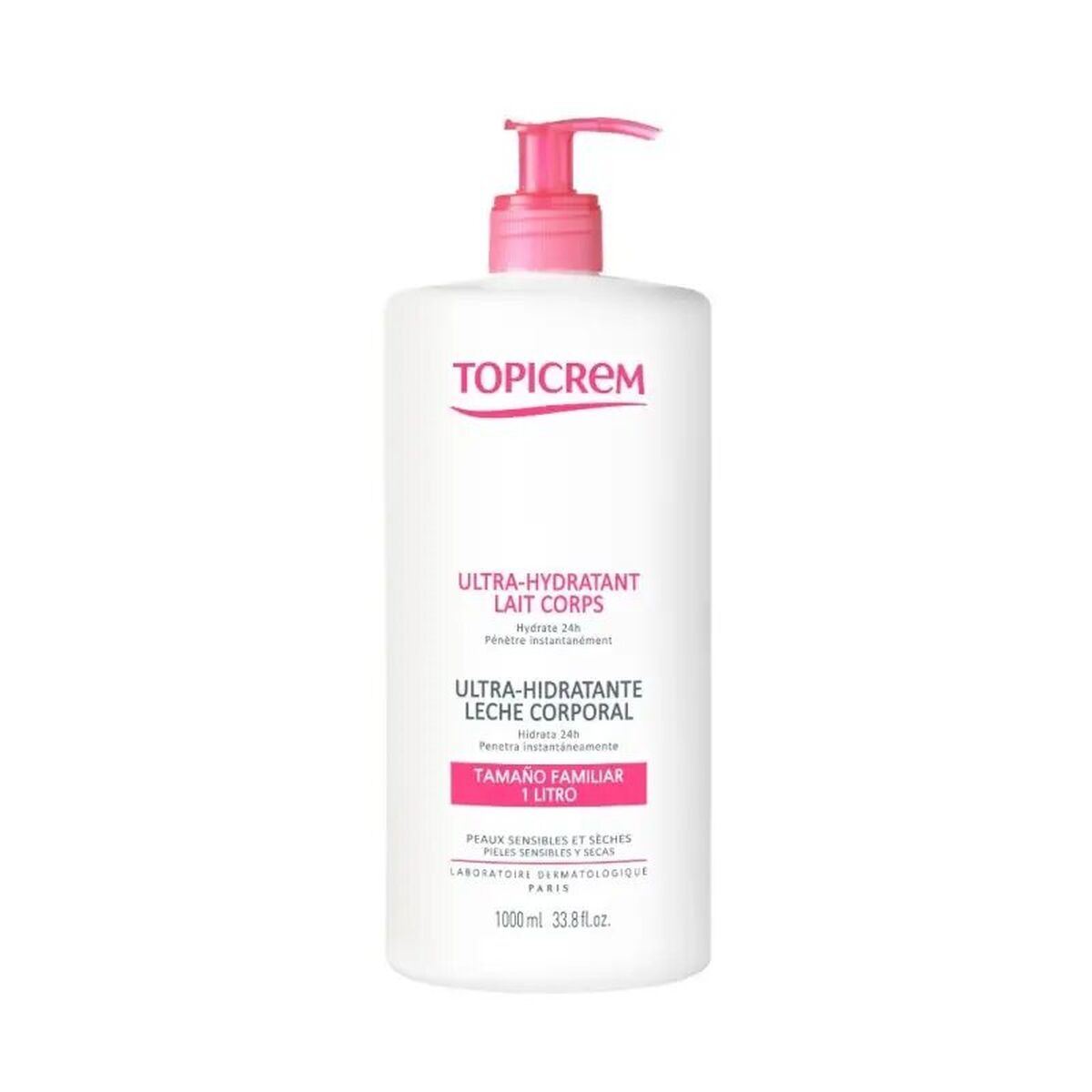 Body Lotion Topicrem Ultra-Moisturizing 1 L skincare packaging