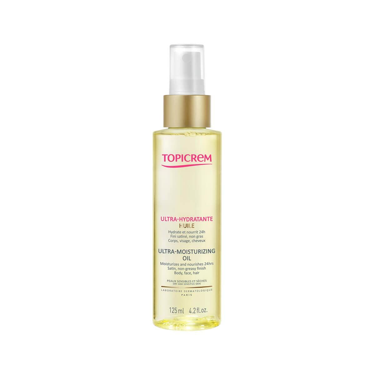 Hair Oil Topicrem Uh 125 ml product packaging