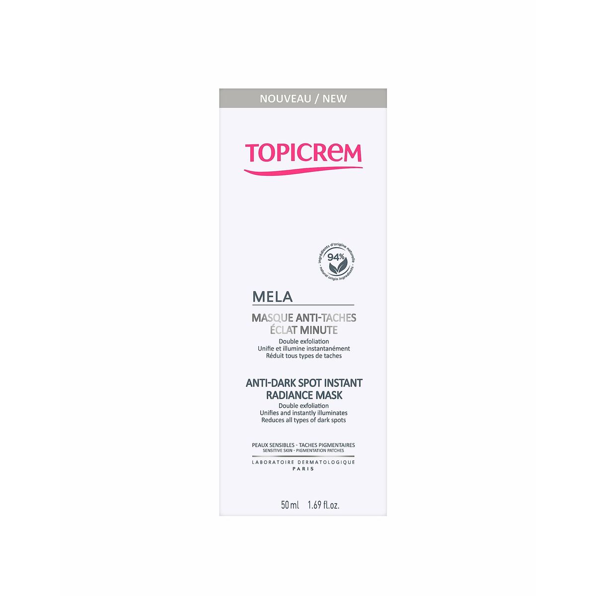 Day Cream Topicrem Mela 50 ml skincare packaging