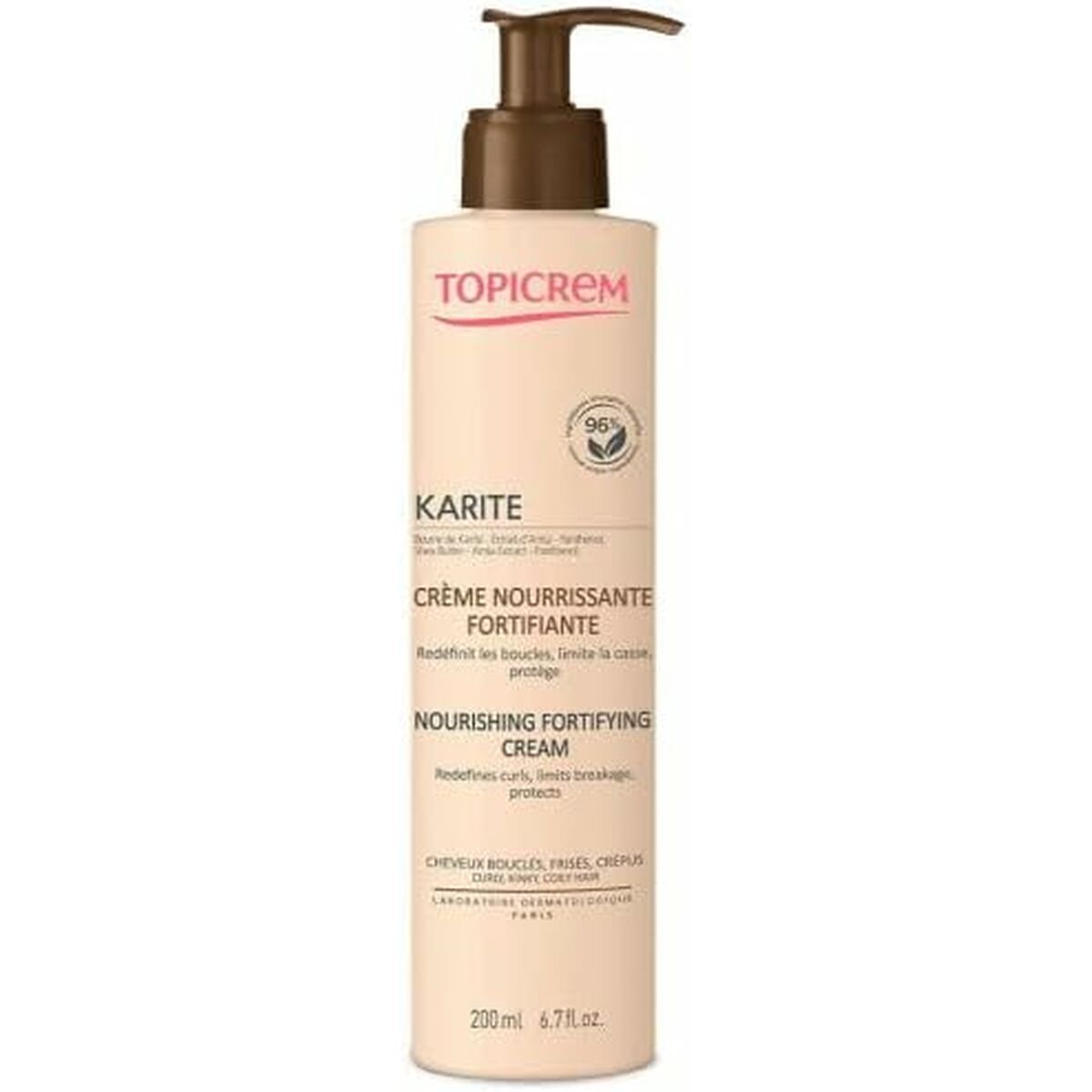 Hair Cream Topicrem Karite skincare packaging