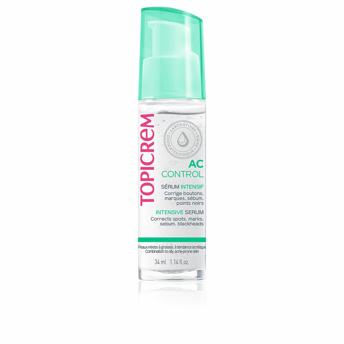 Facial Serum Topicrem Ac Control 30 ml serum bottle