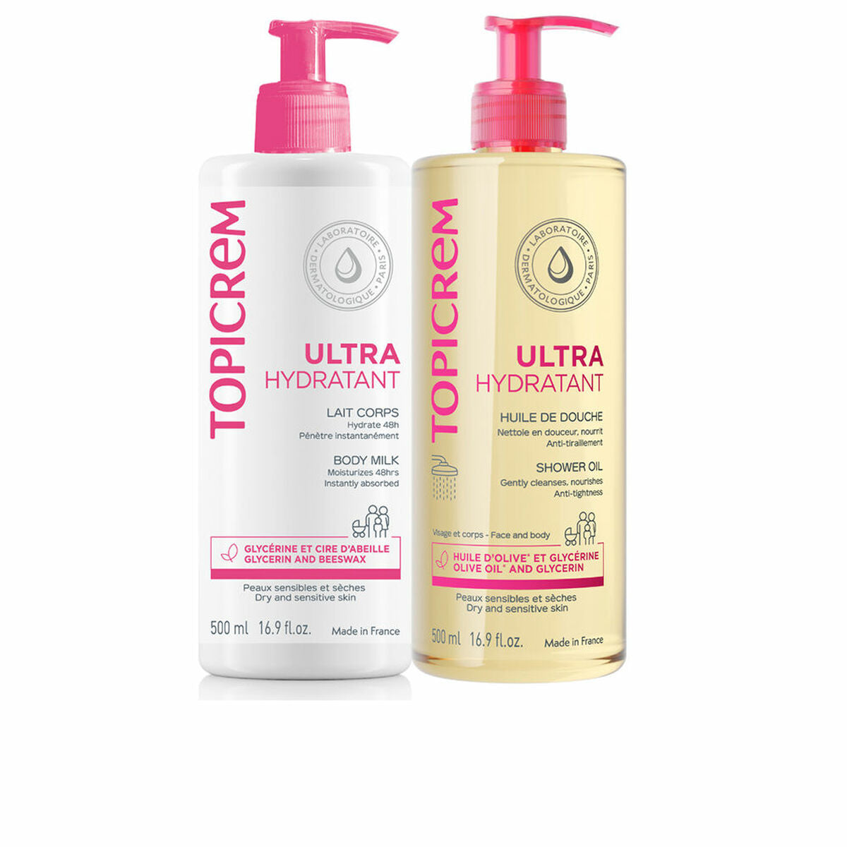 Body Lotion Topicrem UH 2 Pieces skincare packaging