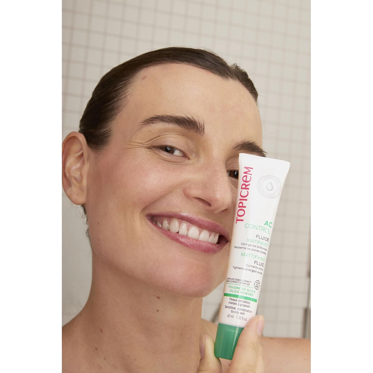 Facial Cream Topicrem AC CONTROL 40 ml for Women skincare packaging