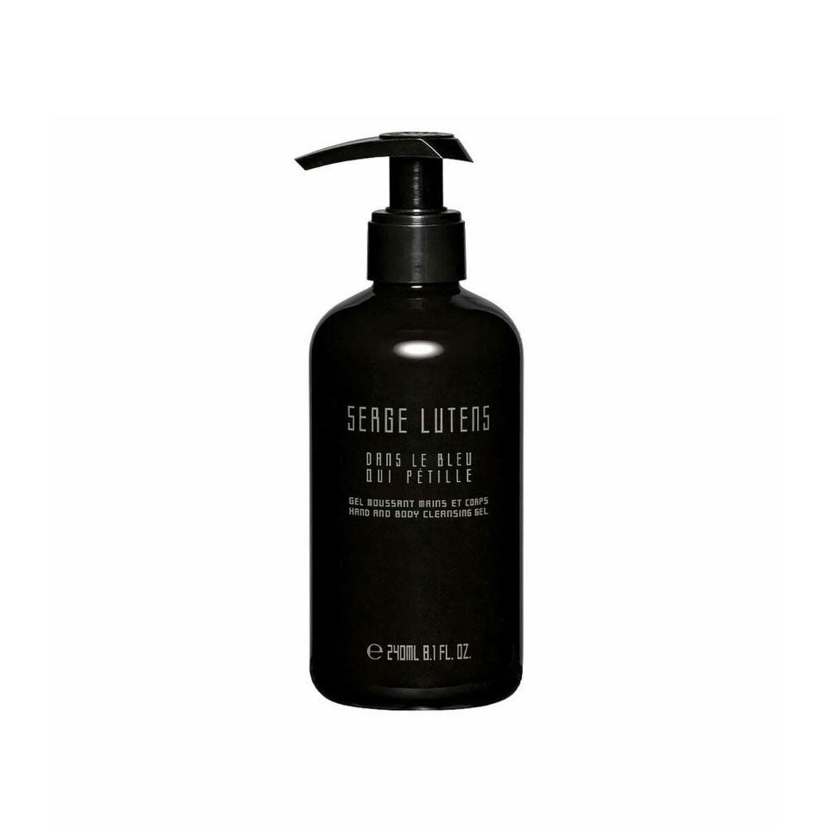 Perfumed Shower Gel Serge Lutens Dans Le Bleu Qui Petille 240 ml for Women skincare packaging