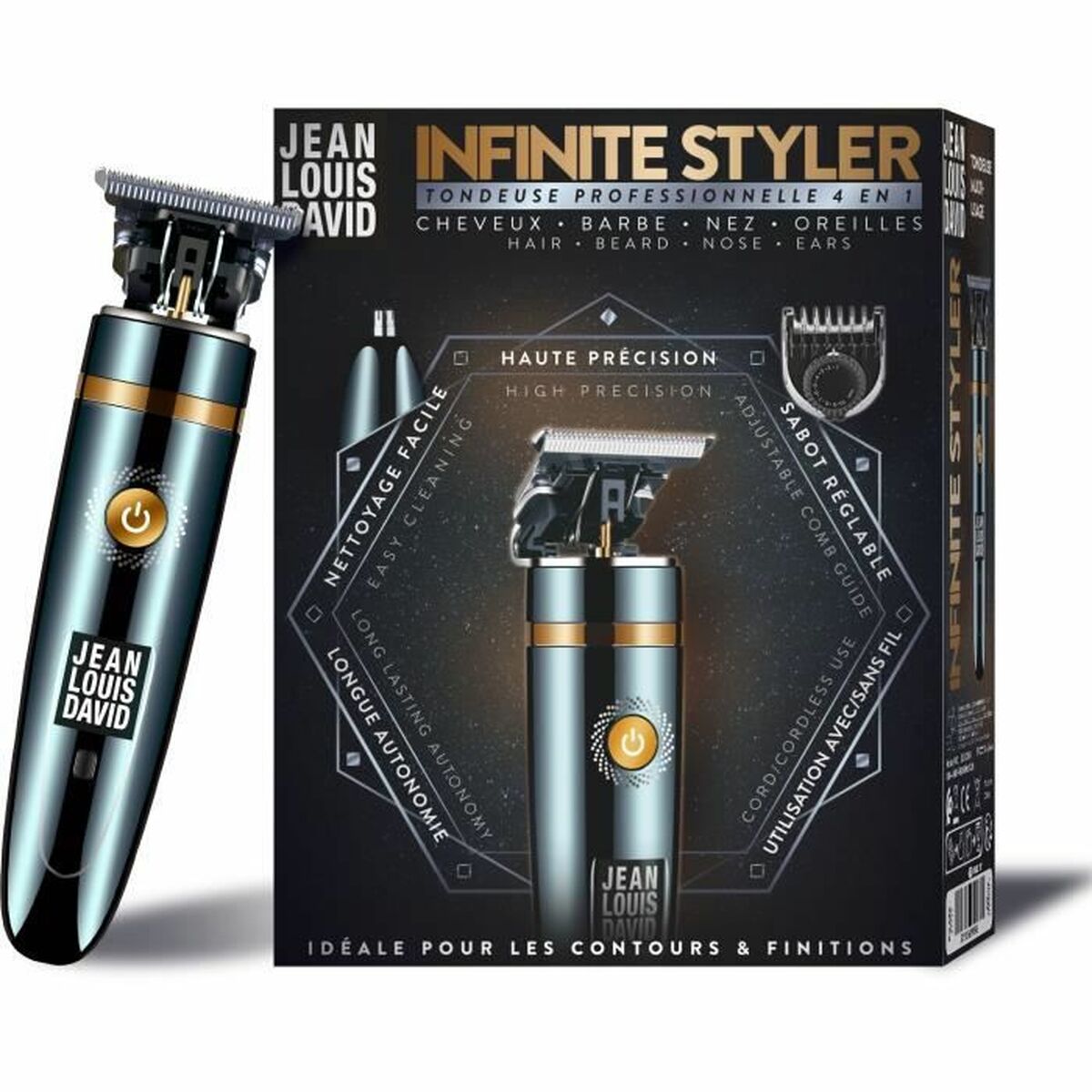 Hair Clippers Jean Louis David product packaging