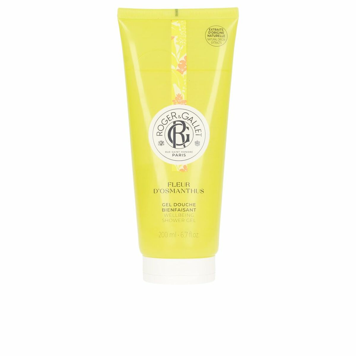 Shower Gel Roger & Gallet Fleur Osmanthus 200 ml for Women skincare packaging
