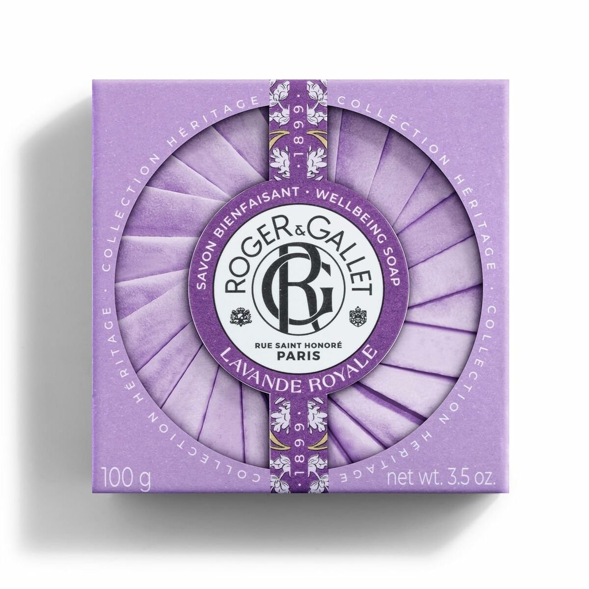 Soap Cake Roger & Gallet Lavande Royale 100 g product packaging