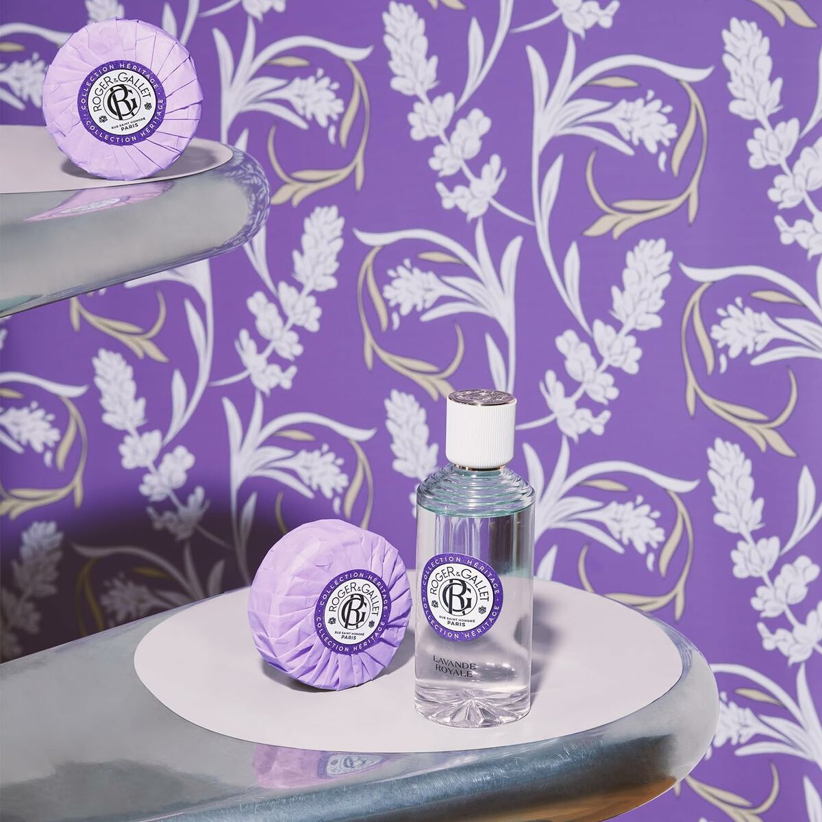 Soap Cake Roger & Gallet Lavande Royale 100 g product packaging