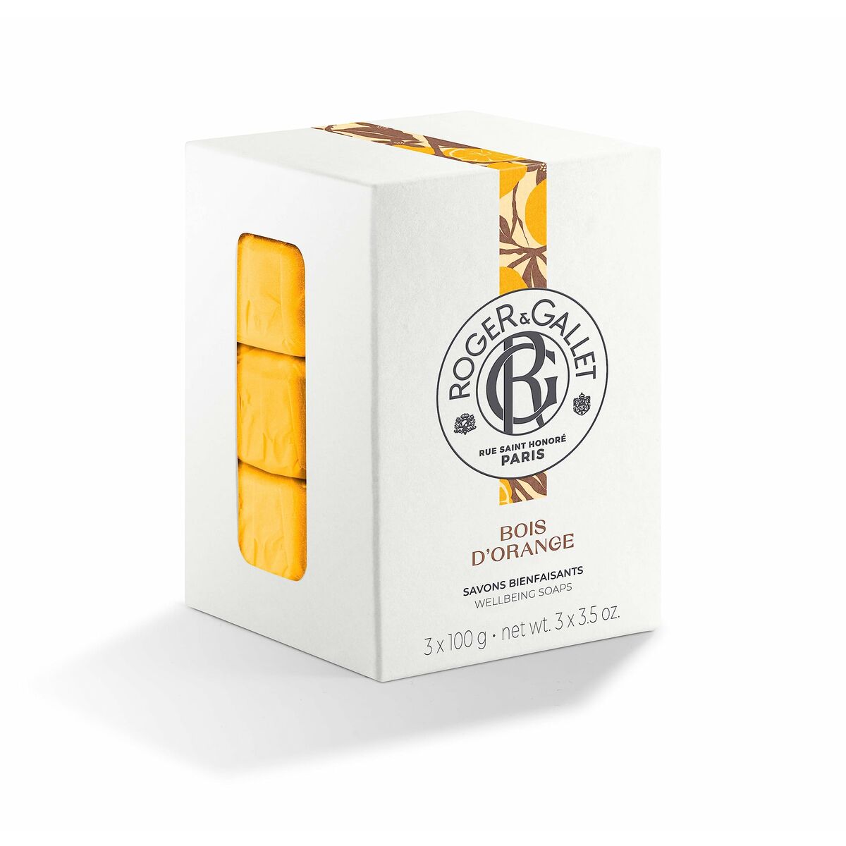 Scented Soap Roger & Gallet 3 Units 100 g product packaging