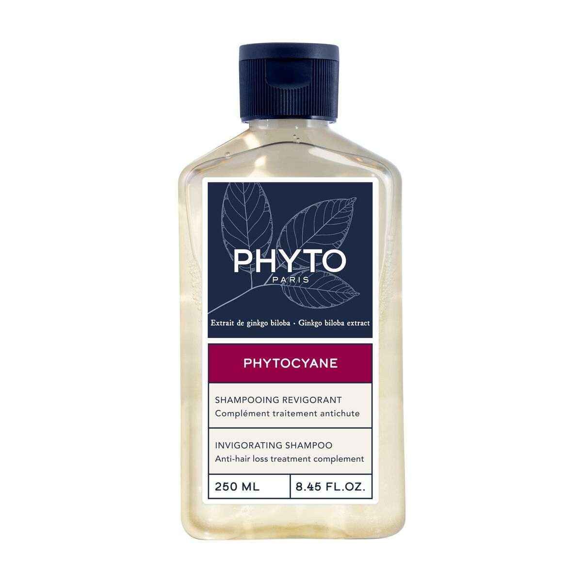Shampoo Phyto Paris Phytocyane 250 ml Revitalising for Women shampoo bottle