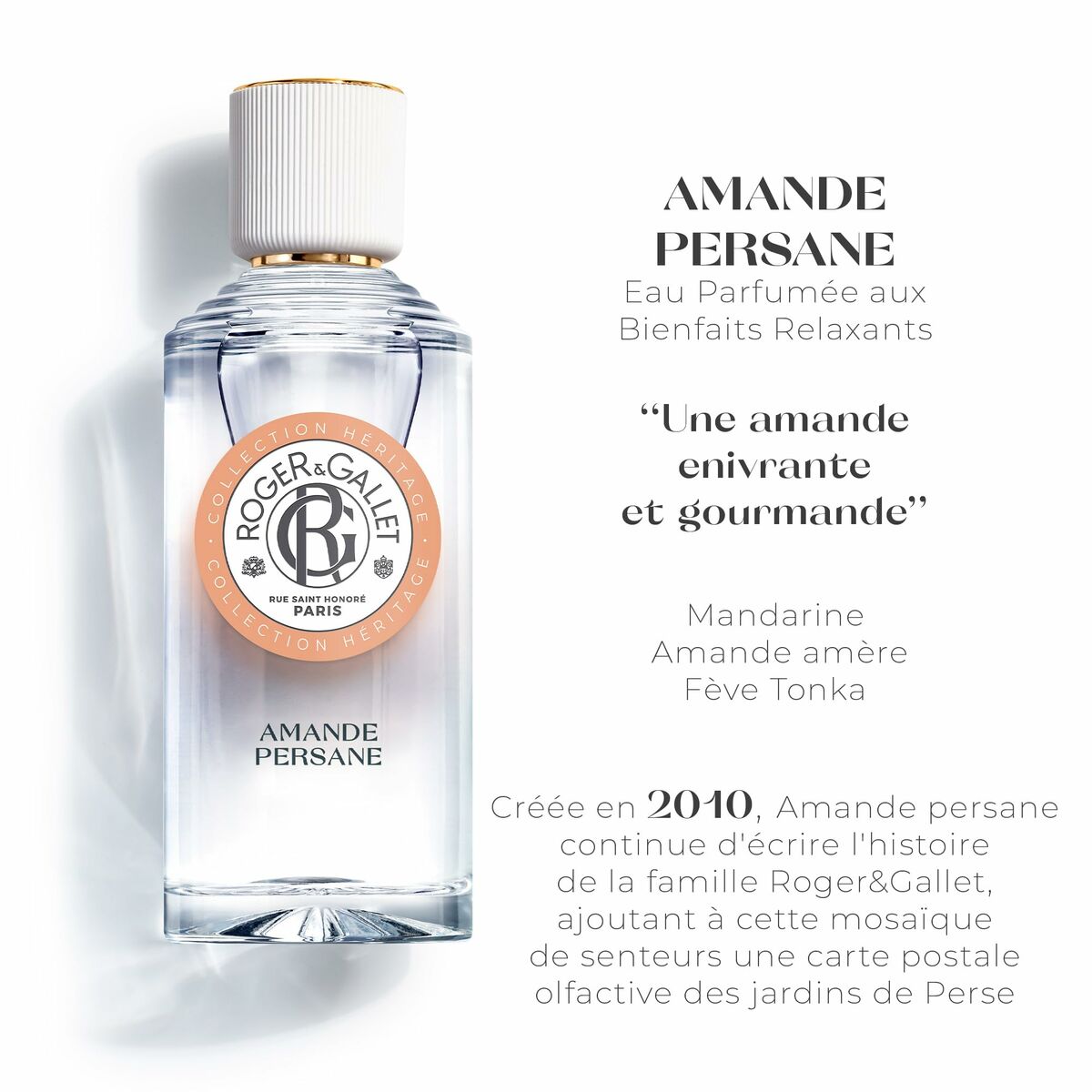 Unisex Perfume Roger & Gallet Amande Persane EDP 100 ml for Women bottle